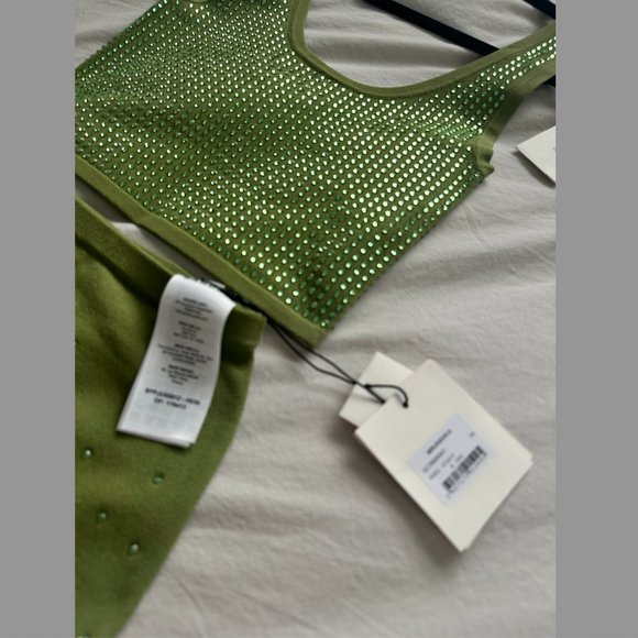 SANDRO Manray Embellished Midi Skirt and Belier Embellished Tank - Picture 6 of 6